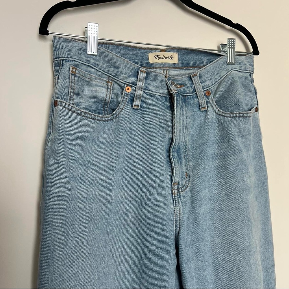 Madewell baggy straight jeans
